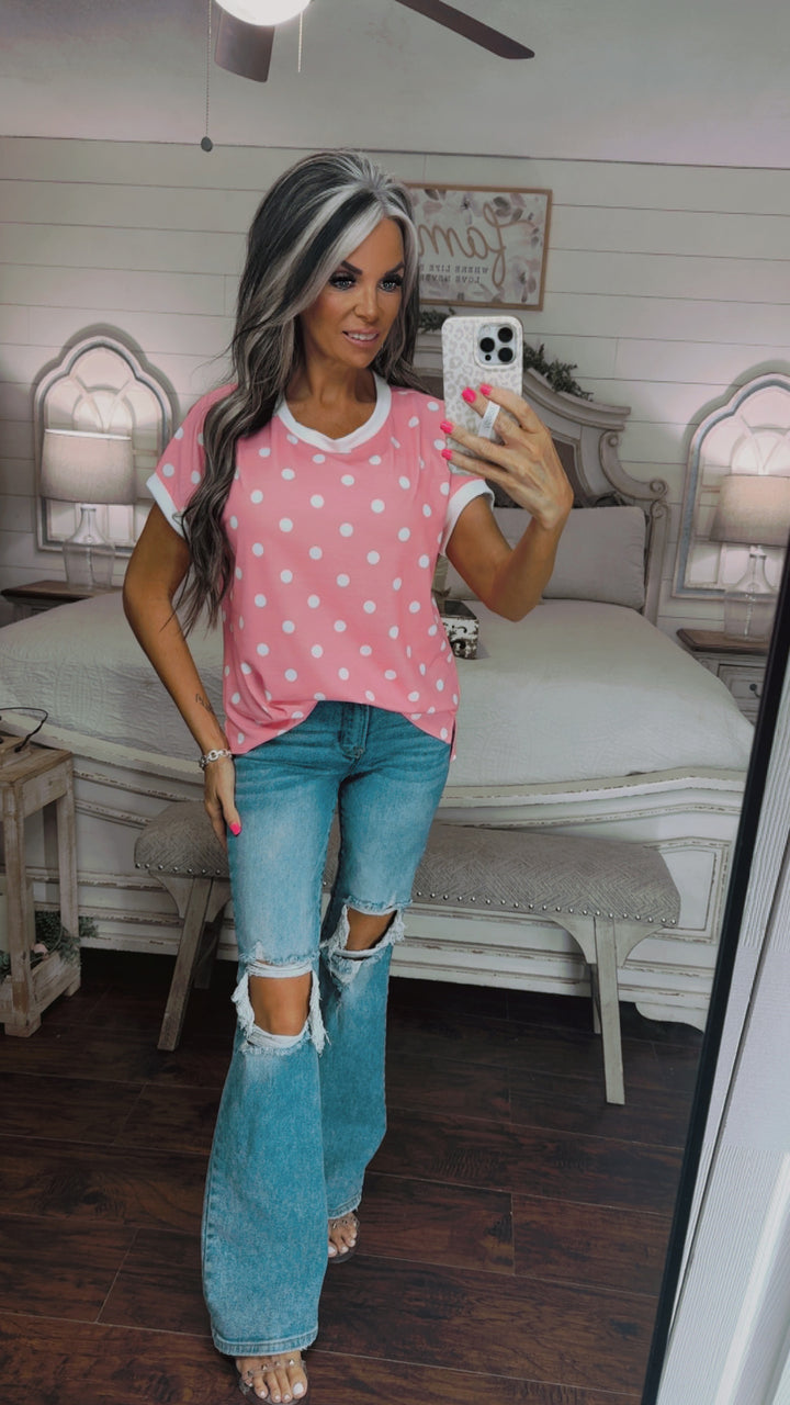 Sweet Spot Polka Dot Top