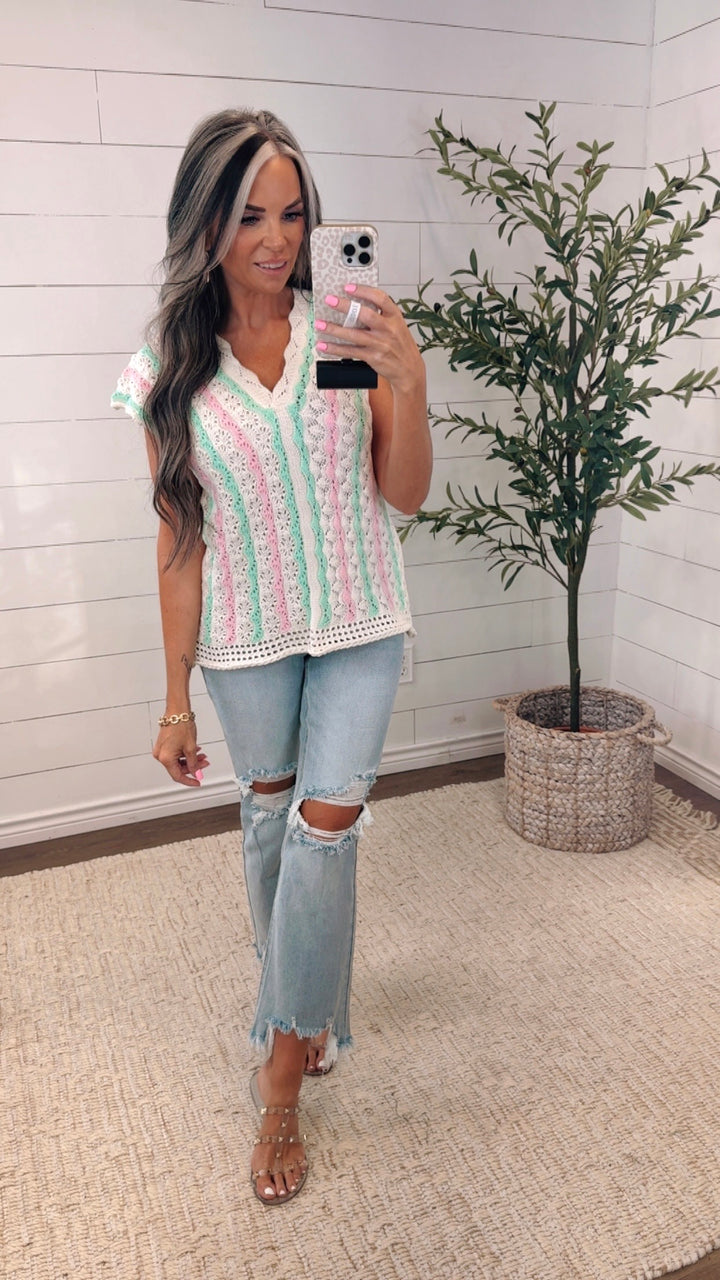 Sweet Like Summer crochet  Top