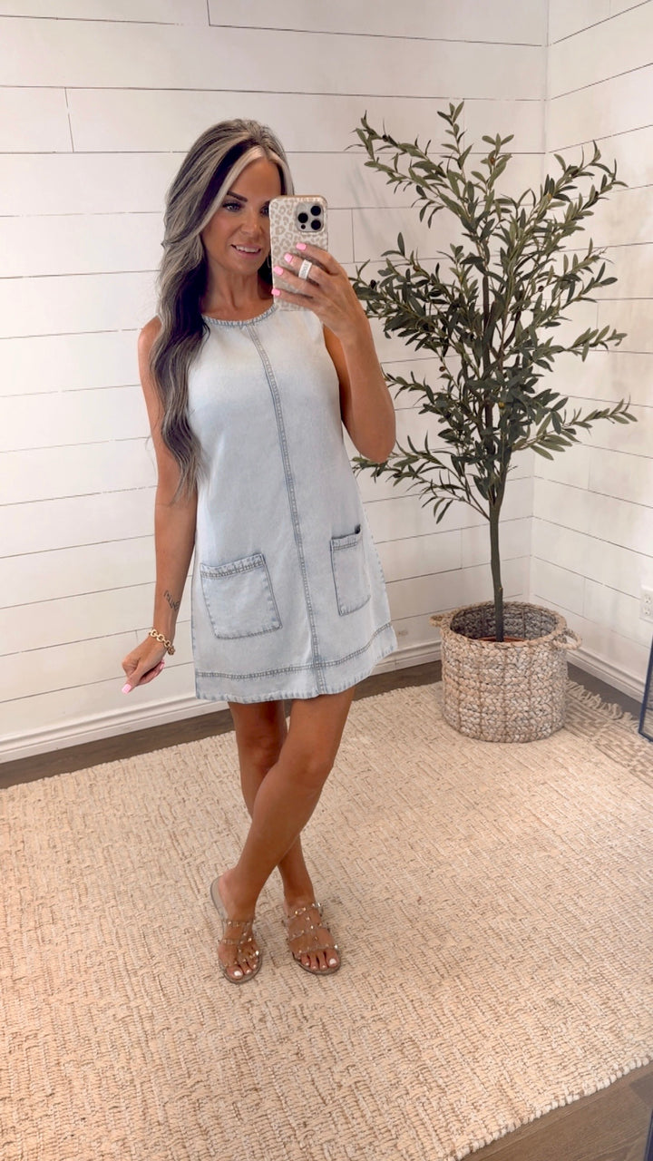 Easy Going Denim Dress