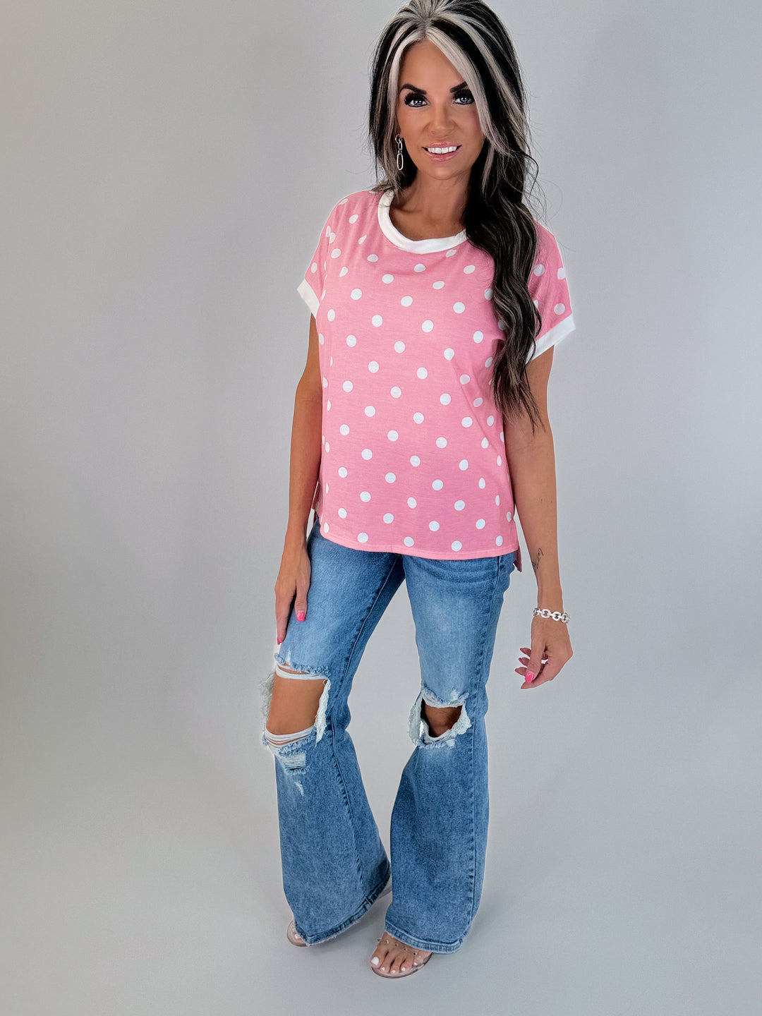 Sweet Spot Polka Dot Top